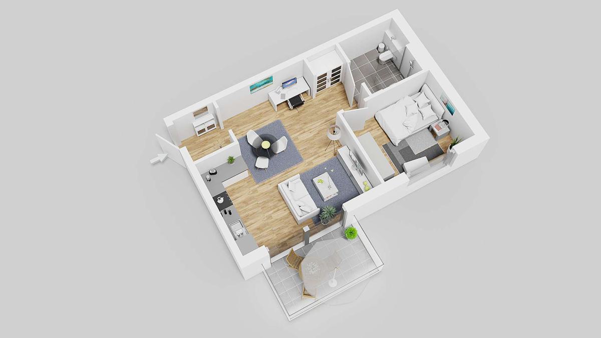 Behindertengerechte Neubauwohnung in Lütgendortmund - Photo 3