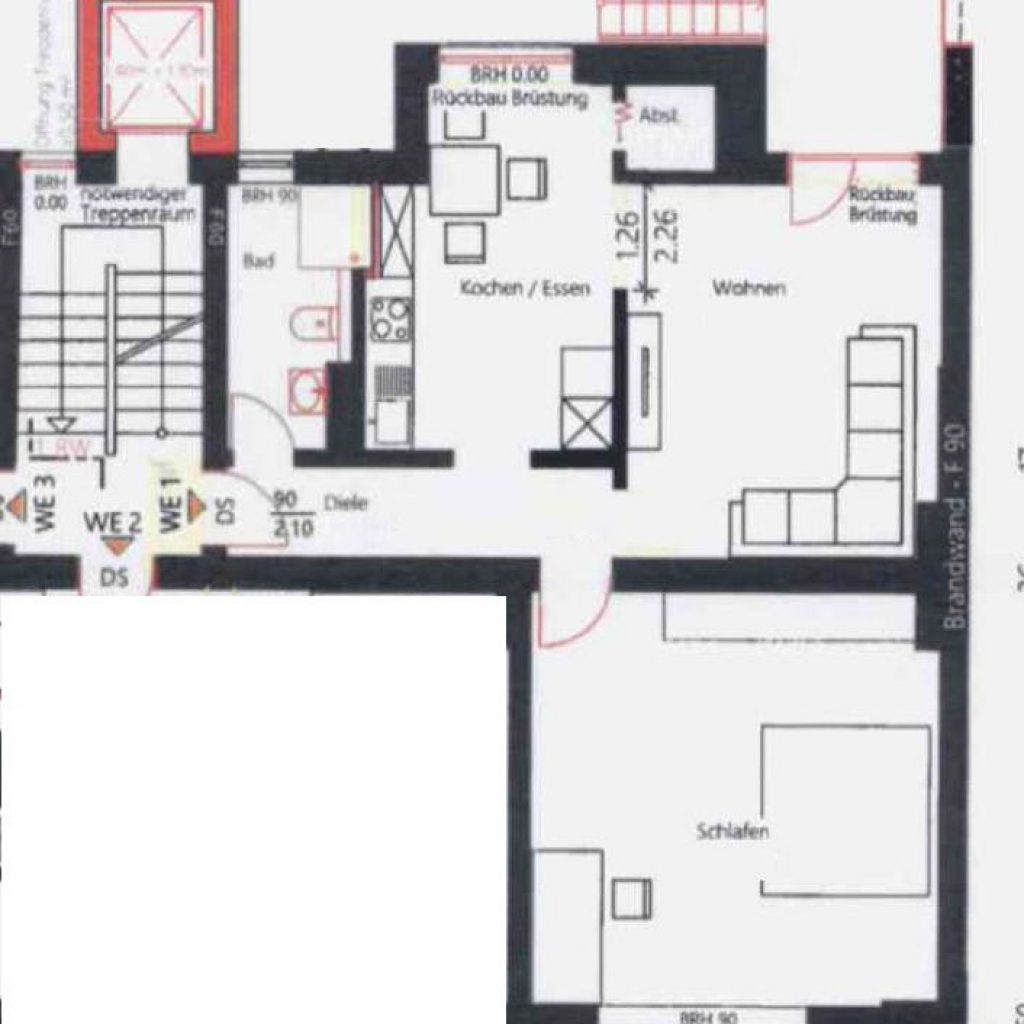 Dortmund - 2 1/2 Zimmer-Wohnung mit Balkon und Einbauküche im Kaiserviertel